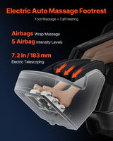 VEVOR 4D+3D Full Body Massage Chair - SL Track, AI Voice Control, Electric Extendable Footrest, Yoga Stretch, TFT Touchscreen, Home Relaxation VEVOR