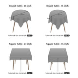 Small Square Tablecloth 36 x 36 Inch Washable Polyester Table Cloth Solid Pink Heavy Duty Fabric Coffee Table Cover for Dining Home Kitchen Party Wedding eeivs