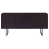 Coaster Home Furnishings Lawtey 5-Drawer Credenza with Adjustable Shelf Cappuccino Coaster Home Furnishings
