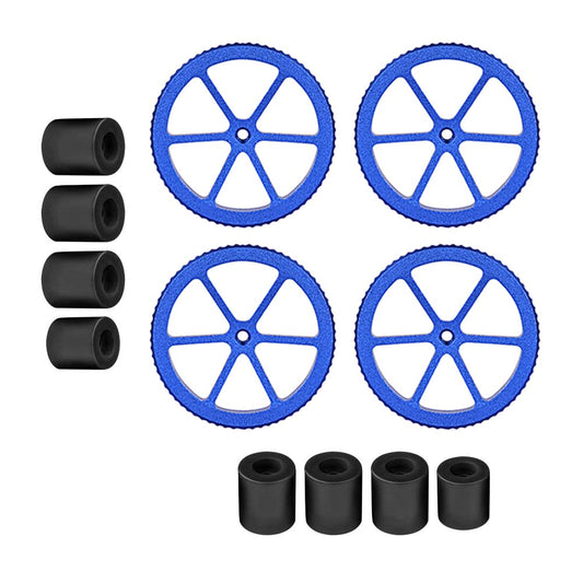 Sovol Upgraded 4pcs Aluminum Hand Twist Leveling Nut & 8pcs Heatbed Silicone Leveling Column Mounts for SV01/SV02/SV03/SV04, Ender 3/3 Pro/3 V2, Ender 5/5 Plus/5 Pro, CR-10, CR10S/10S Pro 3D  - WoodArtSupply