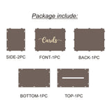 Cregugua Rustic Wooden Card box 12x9x7 Inch Gift Card Box for Wedding Birthday Baby Shower Graduation Party Cregugua