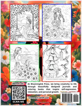Flowers in Songs Coloring Book: Iconic Flowers from Beloved Lyrics – Relaxing and Creative Coloring for All Ages. Inspired by Music Majosta