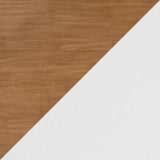 Signature Design by Ashley Gesthaven Modern Dining Table with 4 Chairs and Bench, Set of 6, White & Light Brown Signature Design by Ashley