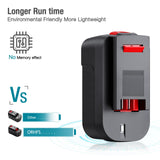 ORHFS 6.0Ah HPB18 Lithium-Ion Battery Replacement for Black&Decker 18V Battery HPB18-OPE 244760-00 A1718 FS18FL FSB18 Firestorm Cordless Power Tools ORHFS