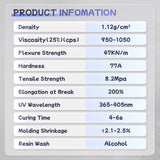 MAGIFLEX Rubber-Like Flexible Resin for 3D Printer, 405nm Fast UV-Curing Flexible Resin, High Extensibility & Flexbility & Rapid Photopolymer for 14K Capable LCD/DLP/SLA 3D Printing (1000g） (Black) Magiflex