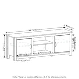 Furinno Classic Stand with Storage for TV up to 65 Inch, Americano, Large Furinno