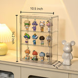 BOHOIDEE 3 Tiers Clear Display Case for Figures, Acrylic Storage Organizers Box with Magnetic Door, Wall-Mounted Dustproof Showcase for Collectibles Action Figure BOHOIDEE