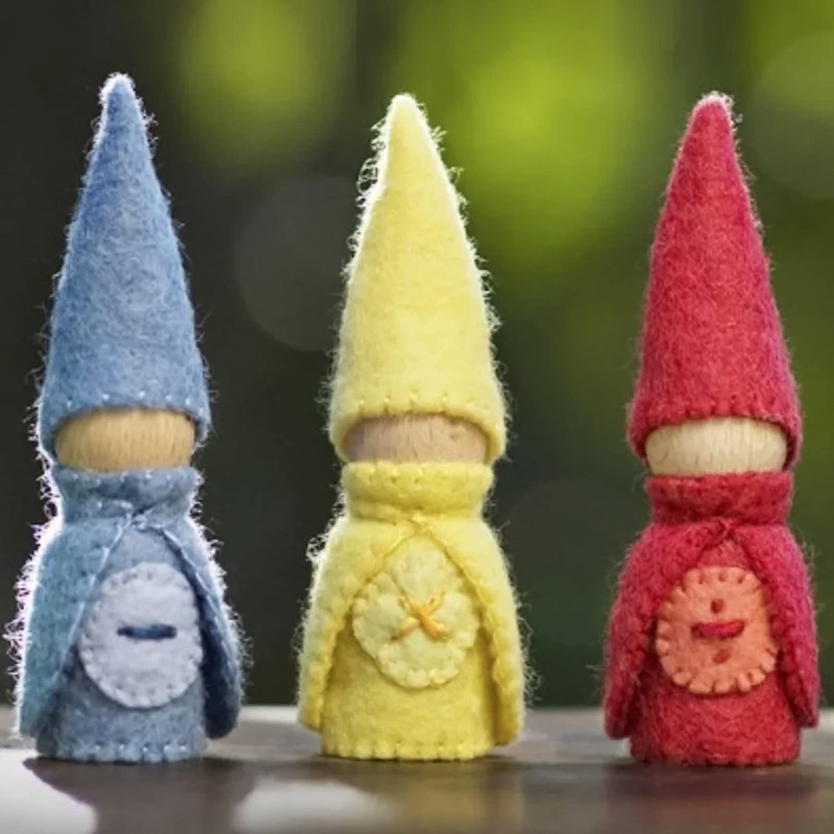 HEIHAK 30 PCS 3-1/2 Inch Unfinished Wood Peg Dolls, Unfinished Angel Girl Peg Dolls, Natural Wooden Figures for DIY Painting, Decoration, Craft Art Projects HEIHAK