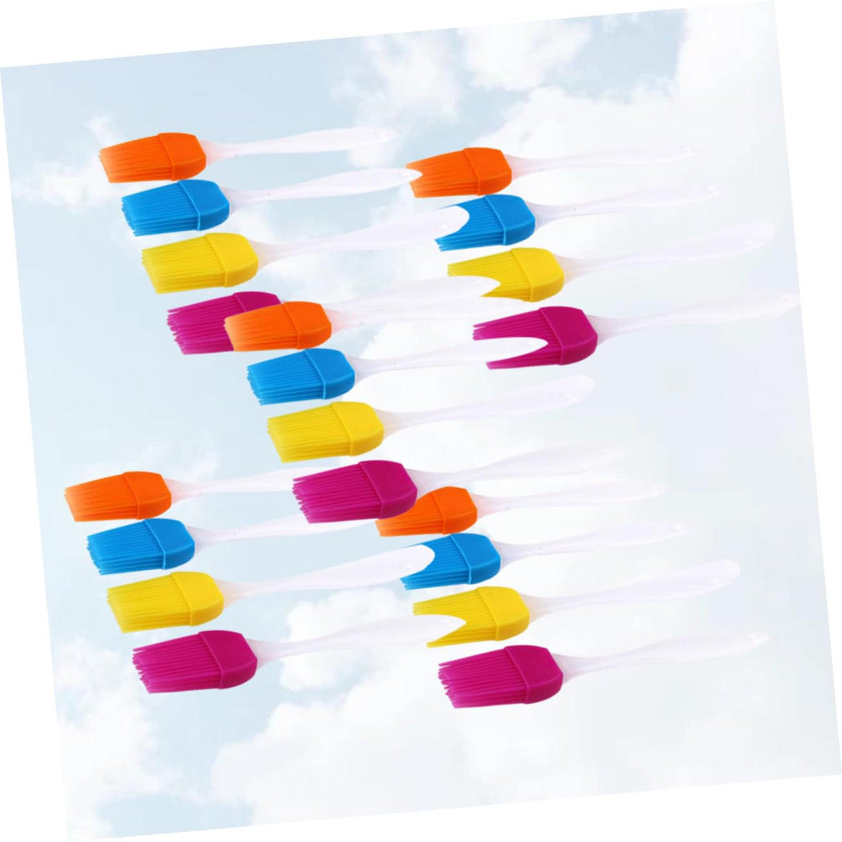 CIYODO 20 Pcs Silicone Basting Brush Basting Brush for Cooking Baking Brush Cooking Utensil Sauce Brush for Grill Bbq Basting Brush Marinade Brush Bbq Basting Pastry Brush CIYODO