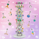 Sofier Charm Bracelet Making Kit for Girls Jewelry Box Jewelry Making Kit Gifts for Girls 4-12 DIY Craft Toys Birthday Christmas Sofier