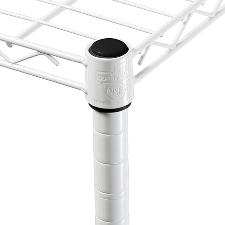 Honey-can-do SHF-01573 5-Tier Adjustable Shelving System, 14-Inch by 36-Inch by 72-Inch, White Honey-Can-Do