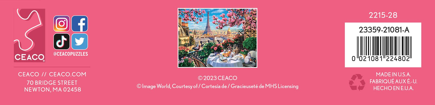 Ceaco - Brunch in Paris - 300 Oversized Piece Jigsaw Puzzle