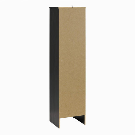 Ameriwood Home Wimberly Tall Cabinet, 1-Door, Black Oak Ameriwood Home