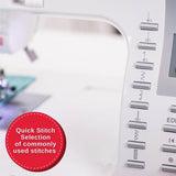 SINGER Quantum Stylist 9960 Computerized Sewing & Quilting Machine with Extension Table, Hard Case & Accessories | 600 Stitches, Lettering, LED Light, 1-Step Buttonhole & High-End Touch Controls SINGER