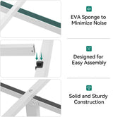 YITAHOME Farmhouse Queen Size Bed Frame with Headboard, Bookcase Storage Shelves, Sliding Grid Barn Door, Charging Station, Rustic Wood Platform Bed, No Box Spring Needed, White YITAHOME