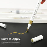 Acrylic Paint Pens Markers,9 Pack Acrylic Markers, 2-3mm Medium Tip, White Gold Silver Paint Pen for Art Projects, Drawing, Rock Painting,Wood, Plastic, Metal, Canvas DIY Crafts nauets