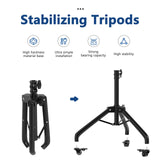 Salon Tray Cart on Wheels with Stand Rack Tray, Premium Iron Alloy Tattoo Tray Height Adjustable Salon Service Tray with 360 Degree Mute Universal Tricycle for Tattoo Work, SPA and Dental Tray ZHOOGE