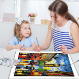 JUJUHOOD Big Ben Paint by Numbers Kit for Adults,London City Street Adult Paint by Number Kits,DIY Acrylic Paint by Number on Canvas for Home Wall Decor 16X20 Inch JUJUHOOD