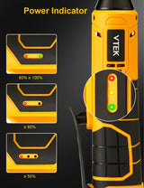 VTEK 3/8" Extended Cordless Ratchet Wrench 16.8V Electric Ratchet Wrench,40 Ft-lbs 400RPM Power Ratchet Wrench VTEK