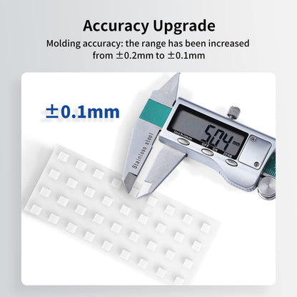 ANYCUBIC Upgraded Standard 3D Printer Resin, 405nm SLA Fast UV-Curing Resin, High Precision & Rapid Photopolymer for 8K Capable LCD/DLP/SLA 3D Printing (White, 1000g)