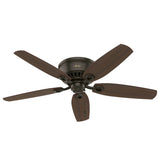 Hunter Fan Company Indoor 53327 52" Builder Low Profile Ceiling Fan with Light, 52 inch, New Bronze finish Hunter