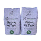 American Soy Organics Freedom Soy Wax Beads for Wax Melts Making - Natural Candle Making Supplies - Paraffin-Free, Beeswax-Free Candle Wax for Tarts, Tealights, Wax Melts and Cubes, 10 lbs American Soy Organics