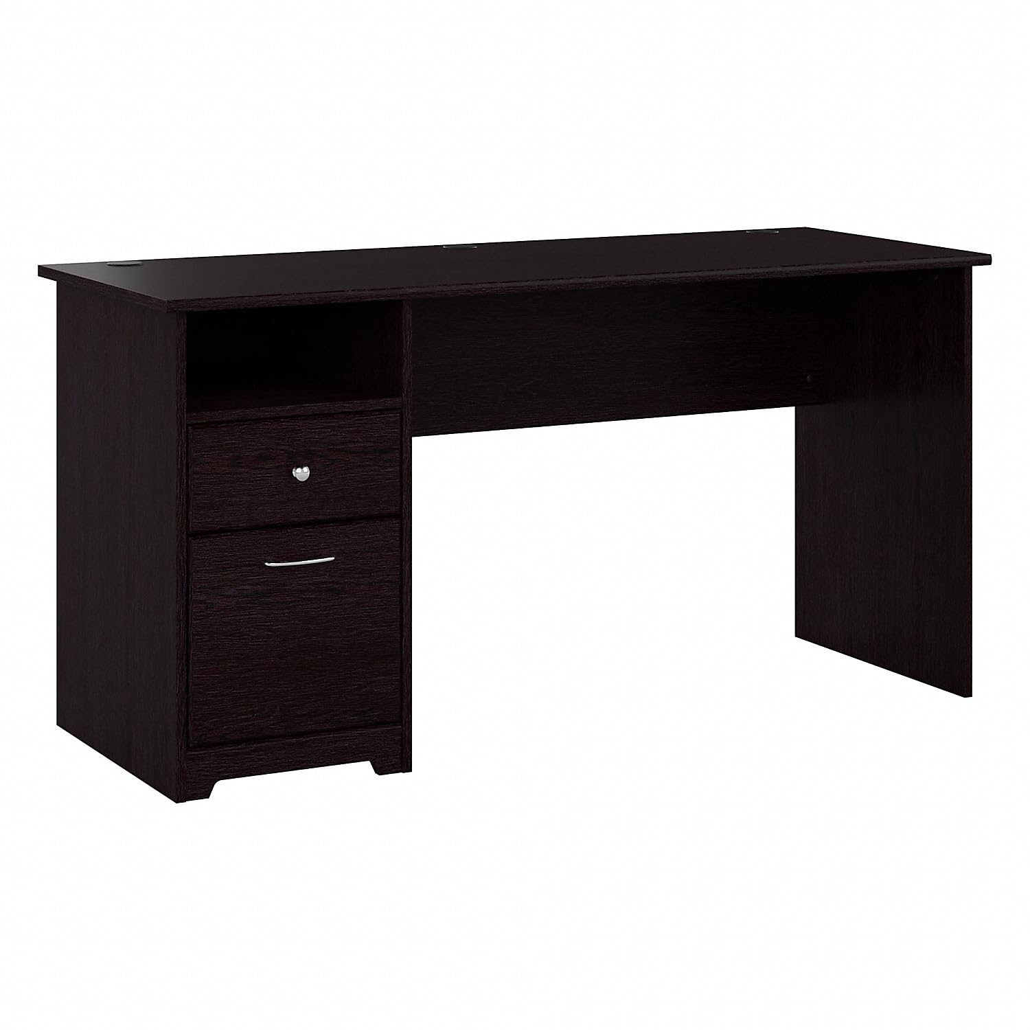 Bush Furniture Cabot 60W Computer Desk with Drawers, Espresso Oak (WC31860-03) - WoodArtSupply