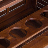 Christopher Knight Home Riviera Wood Bar Set, 3-Pcs Set, Rich Mahogany Christopher Knight Home