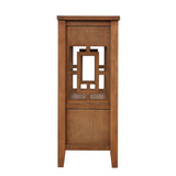 L“KeKe 36 Inch Country Farmhouse Console Table with 4 Drawers and 1 Storage Shelf Pine Wood Suitable for Entryway Entrance Living Room Bedroom L“KeKe