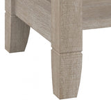 Bush Furniture Key West Small Corner Desk in Washed Gray Bush Business Furniture