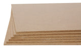 Jack Richeson Medium Density Untempered Hardboard(6 pack) , 12x16 Jack Richeson