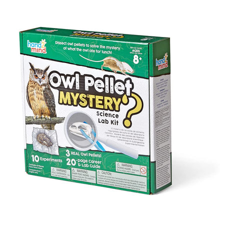 hand2mind Animal Science Kit for Kids 8-12, Kids Science Kit with Fact-Filled Guide, Learn About Animal Biology and Dissect Owl Pellets, STEM Toys, 10 Science Experiments hand2mind