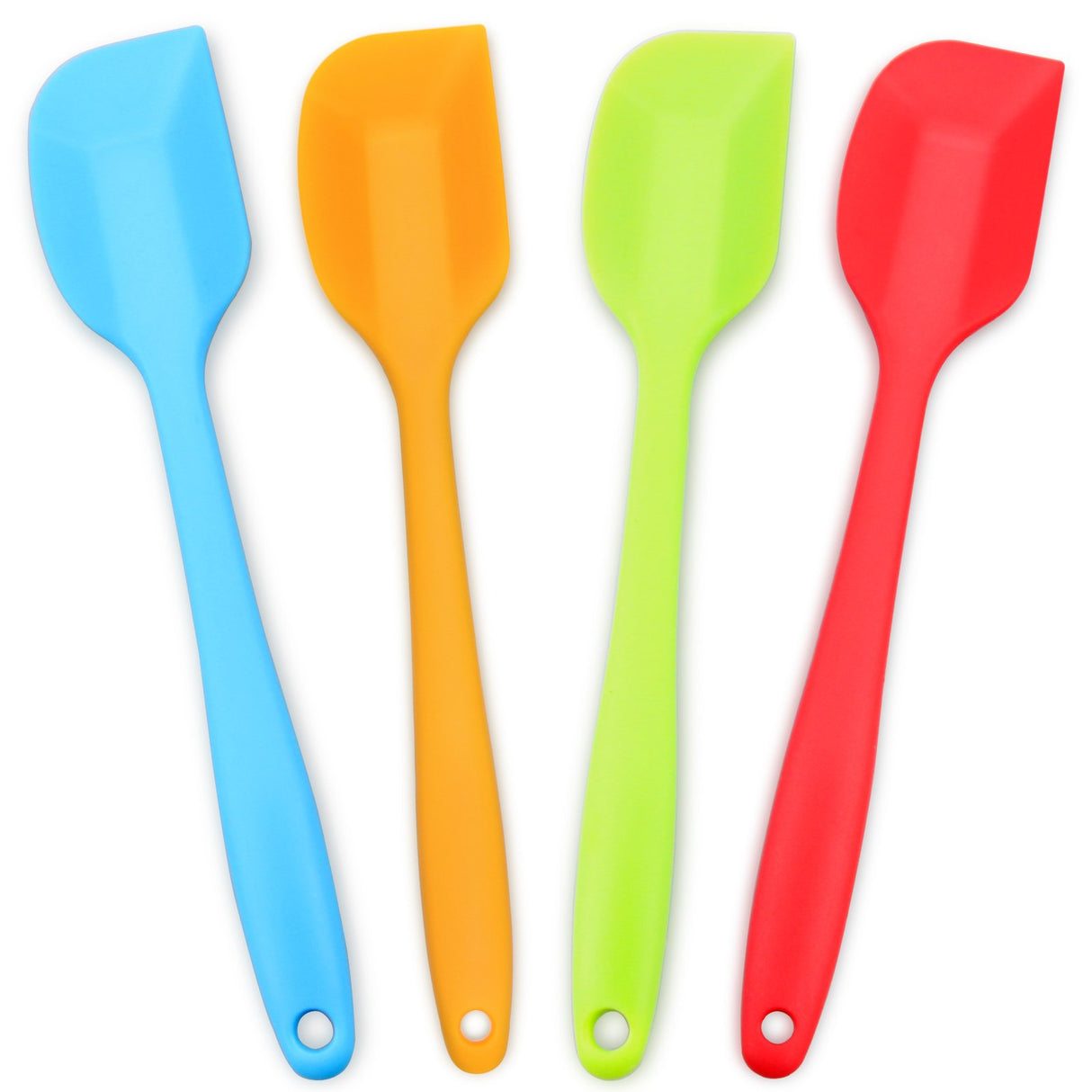 Silicone Spatula 4-piece Set, Heat-Resistant Spatulas, Non-stick Rubber Spatulas with Stainless Steel Core ALLWIN-HOUSEWARE W
