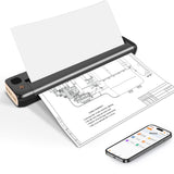 Portable Printer Wireless, Bluetooth & WiFi Printers for Home Use, Small Inkless Thermal Printer for Travel, Supports 8.5" x 11" US Letter&A4&A5 Size, Compatible with Android iOS Phone & Laptop Rongta