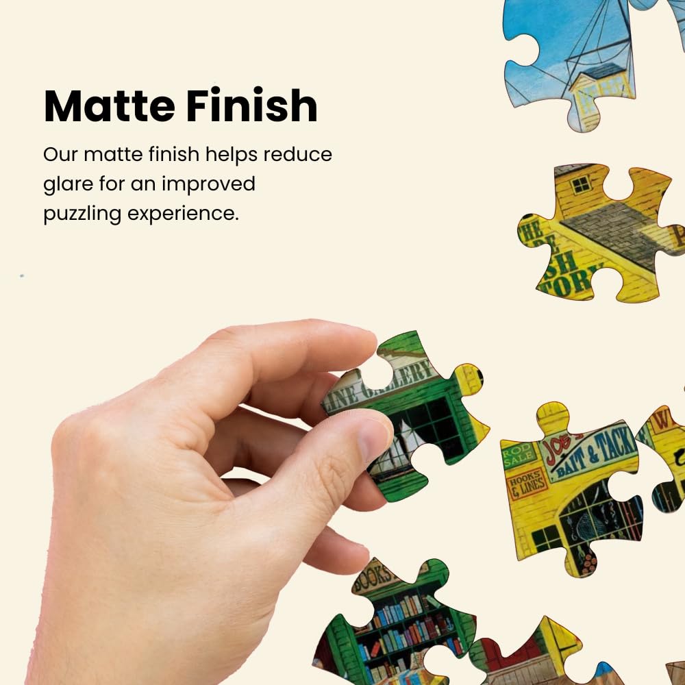 MasterPieces - 1000 Piece Jigsaw Puzzle, Crows Nest Harbor, Fun for Adults, Family, Kids, 19.25" x 26.75" Masterpieces