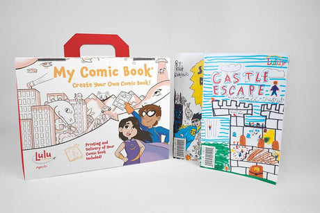 Lulu Jr. My Comic Book Making Kit, Multicolor, 6.75" x 10.25" Lulu Jr.