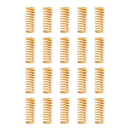 Adiyer 20pcs 8mm OD 20mm Long Yellow Compression Mould Die Springs 3D Printer Bed Leveling Springs for Ender 3/Ender 3 Pro/Ender 3 V2 Neo Bed Leveling - WoodArtSupply