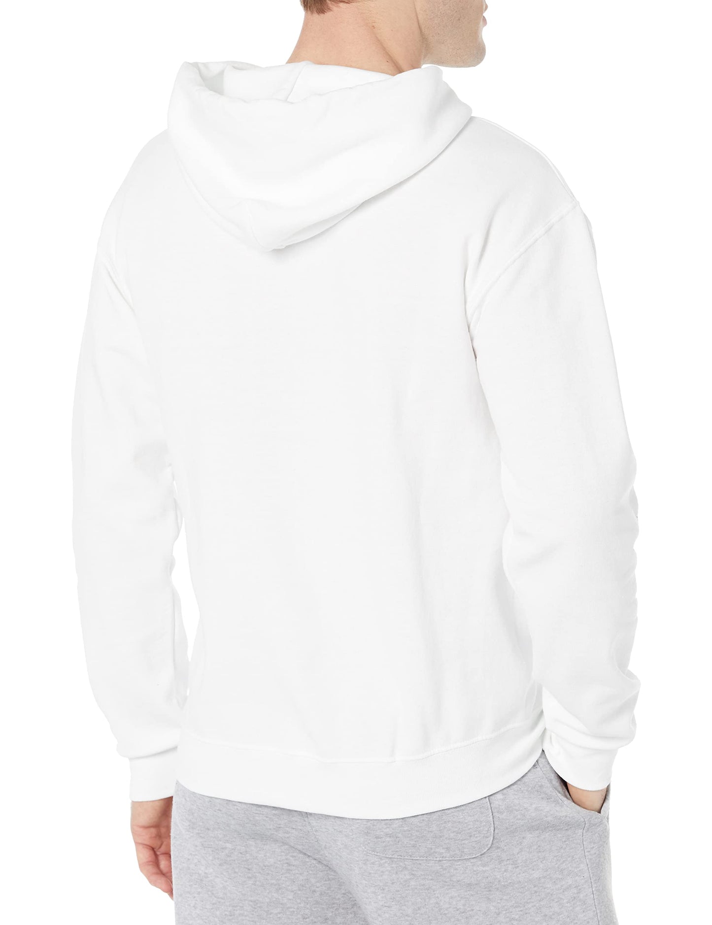 Jerzees Men's NuBlend -Fleece -Sweatshirts & - -Hoodies, Hoodie-White, X-Large