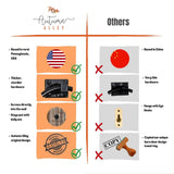 Autumn Alley Rustic Farmhouse Towel Holder for Bathroom, Rustic Hand Towel Holder, Rustic Towel Rack Holder, Wall Mounted, Western Bathroom Decor, Wood Country Decor, Galvanized Metal, Black Ring Autumn Alley