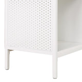 OSP Home Furnishings Ace Contemporary Modern Storage Cube Bookcase, 8 Cubes, White Finish OSP Home Furnishings