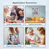 FHBUBPUP Religious Diamond Art Painting Kits for Adults, 5D Virgin Mary Special Shape Diamond Art for Beginners, Rhinestones Gem Art Craft Home Wall Decor Gift 12×12inch FHBUBPUP