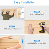 [8x4 Ft²] PVC Slat Wall Paneling, Adjustable Slatwall Panels with Coupling Structure, Slatted Wall Panel System with Customizable Storage Options, DIY Cutting & Easy-to-Install Slatwall Board Shelves QUEENLINK