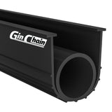 Ginchain Garage Door Seals Bottom Rubber Weather Stripping Kit with 1/4" T-Ends Seal Strip Replacement, Universal U+O Ring Weatherproof Threshold Buffering Sealing Rubber Ginchain
