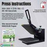 INNOSUB USA Sublimation Blanks Led Clock – LED Color Changing Digital Alarm Clock for Sublimation Printing Comes with 3 Pcs Insert Aluminum of 3.11x3.11 Personalized Sublimation Clock, DIY Photo INNOSUB