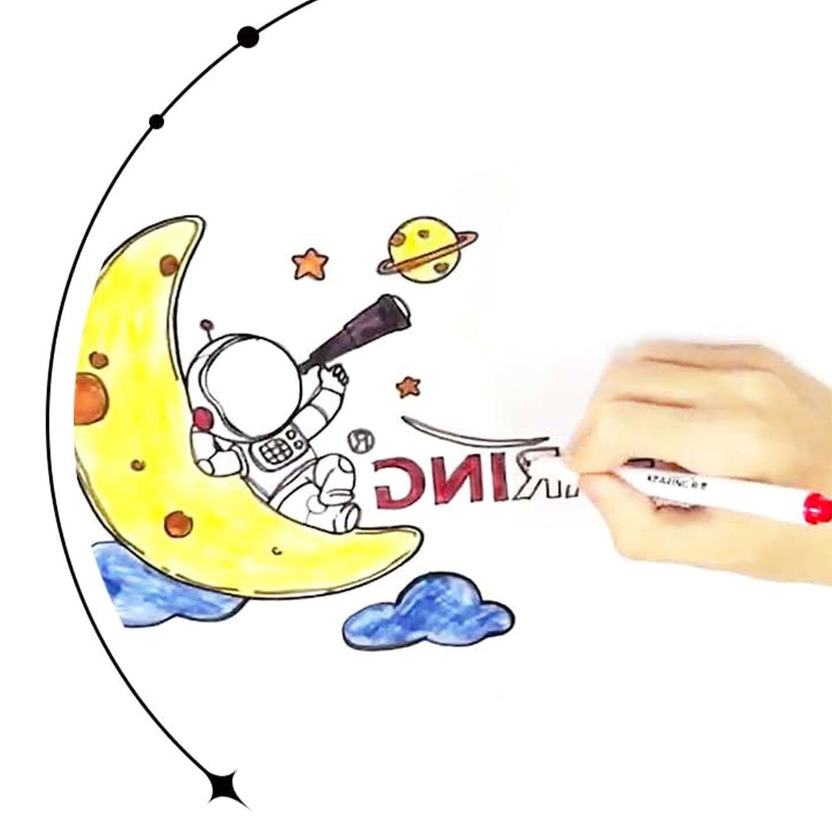 QIYUDUOLA Sublimation-Markers Pens For Mug-Press Maker Explore For Sublimation Tumbler T-Shirt Thermal Transfer Marker, Black QIYUDUOLA