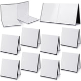 Zhanmai 10 Pcs Blank Game Board 18 x 18 Inches Quad Fold Dry Erase Make Your Own Game Board Folding Cardboard for School Classroom DIY Games Entertainment Activities Zhanmai