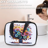 DIY Diamond Art Crystal Rhinestone Cosmetic Bag Zipper Closure Diamond Large Capacity Storage Pack 5D Diamond Art Painting PVC Pouch Handmade Craft Kits for Cash Carry Daily Use Travel-Tree of Life Generic
