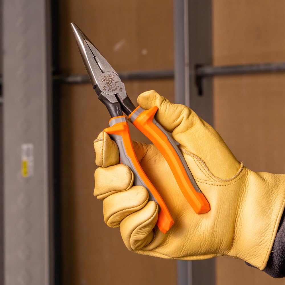 Klein Tools 9421R 1000V Insulated Plier Tool Set with 3 Pairs of Pliers, Cable Cutter, Wire Stripper, and 2 Screwdrivers, 7-Piece Klein Tools