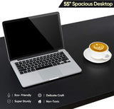 ZENY Computer Desk 55 Inch, Home Office Writing Desk, Modern Simple Style Desk PC Laptop Study Student Table (55 inches) ZENY