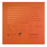 Legion Yupo Synthetic Paper Pad - 7" x 7", Bright White, 10 Sheets Legion